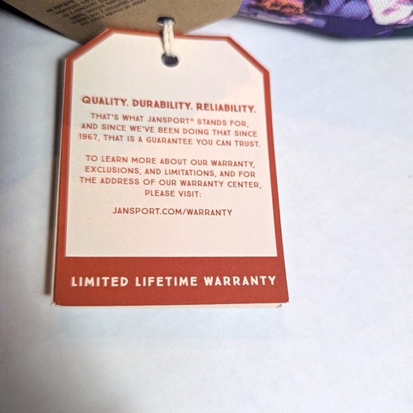 JanSport Union Pack in Purple Petals - Picture 12 of 13